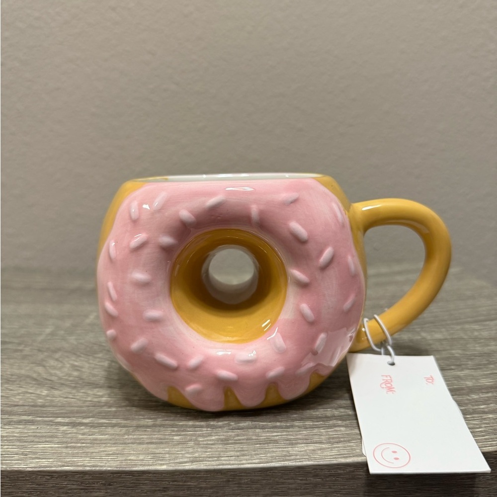 Pink Donut Mug
